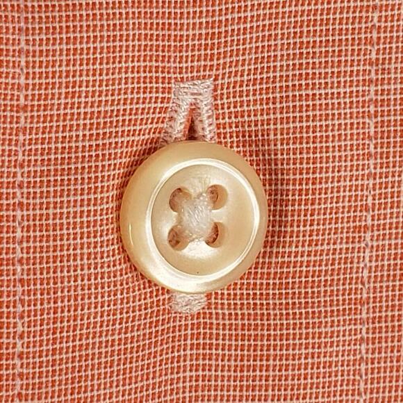 Polo Ralph Lauren Oxford Shirt Men's Size XL Orange Short Sleeve Button Down - Picture 5 of 8